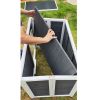 Large Wooden Dog House, Outdoor Waterproof Cage, Windproof and Warm Kennel Easy