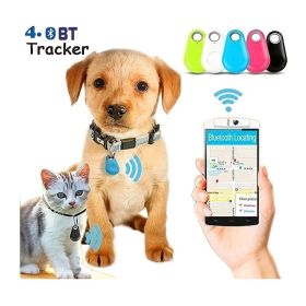 Pet Intelligent Mini Tracker; Anti Loss Tracker Alarm Locator For Dogs & Cats; Wallet Key Tracker; with battery (Color: Rose red)